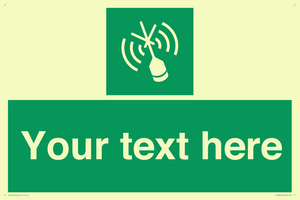 Custom sign safe condition Emergency position beacon